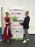 Sport unterstützt Impfkampagne „Stoppt Masern!“